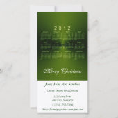 クリスマス2012カレンダー シーズンカード (正面)