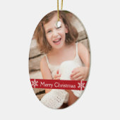 クリスマス2012写真記念オーナメント セラミックオーナメント (左)