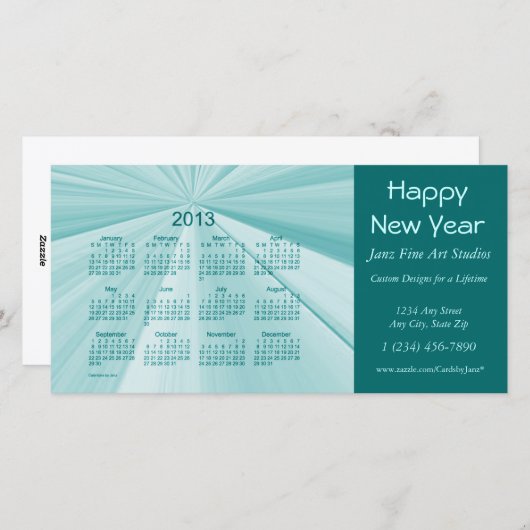 クリスマス2013カレンダー シーズンカード (正面/裏面)