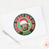 クリスマス2013 Hump Day Camel Guess What Day It ラウンドシール (封筒)