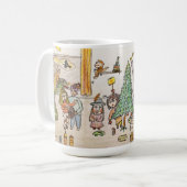 クリスマス2018年 コーヒーマグカップ (正面左)