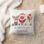 クリスマス2020年の私たちは検疫記念 クッション (ブランケット)