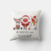 クリスマス2020年の私たちは検疫記念 クッション (裏面)