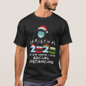 クリスマス2020検疫サンタ衣服マスクトイレP Tシャツ (正面)