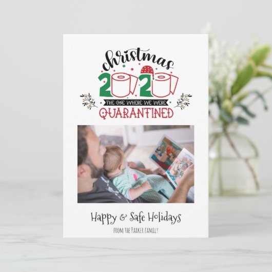 クリスマス2020 |検疫された写真の場所 シーズンカード (スタンド正面)