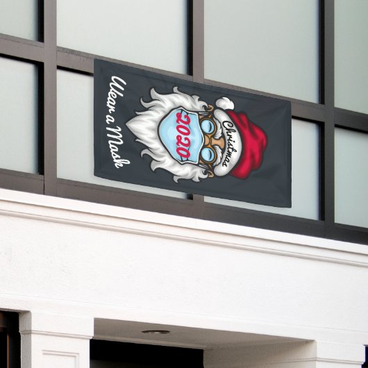 クリスマス2020 横断幕 (ビルの外側)