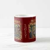 クリスマス2021イエス出生マンジャーベツレヘム コーヒーマグカップ (中央)