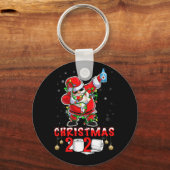クリスマス2021トイレ紙サンタクロース衣服マスク キーホルダー (正面)