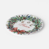 クリスマス2021ピースリースプレート ペーパープレート (アングル)