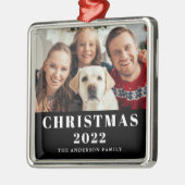 クリスマス2022の写真 メタルオーナメント (左)