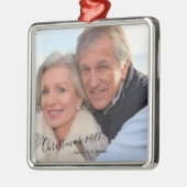 クリスマス2022の写真 メタルオーナメント (左)