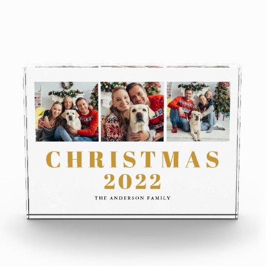 クリスマス2022コラージュ フォトブロック (正面)