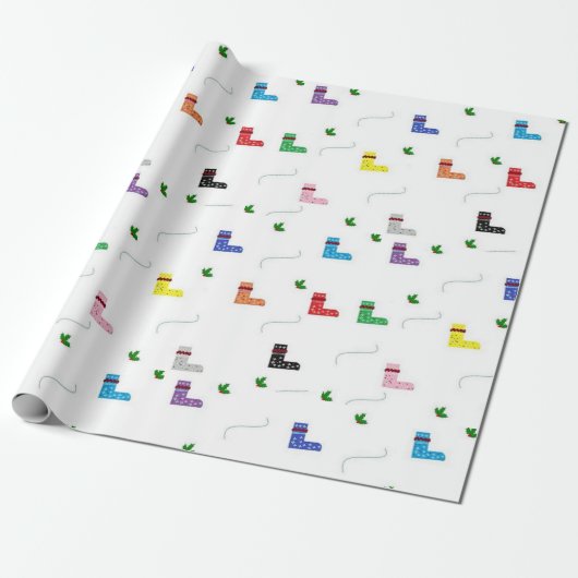 クリスマス2022デザイン ラッピングペーパー (アンロールド)