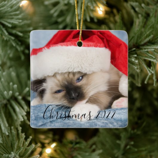 クリスマス2022フォトオーナメント セラミックオーナメント (ツリー)