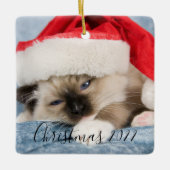 クリスマス2022フォトオーナメント セラミックオーナメント (正面)