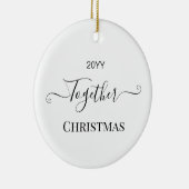 クリスマス2022一緒に家族の懇親会 セラミックオーナメント (右)