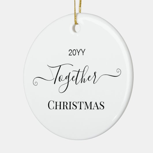 クリスマス2022一緒に家族の懇親会 セラミックオーナメント (左)