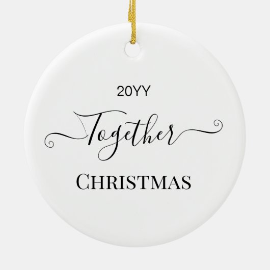 クリスマス2022一緒に家族の懇親会 セラミックオーナメント (裏面)