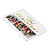 クリスマス2022家族の写真コラージュ マグネット (右側)