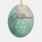クリスマス2023セラミックサークルオーナメント セラミックオーナメント (右)