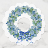 クリスマス2023ブルージンジャージャー ワイングラスタグ (正面)