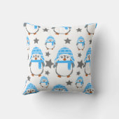 クリスマス2023ペンギンと星のおもしろい クッション (裏面)