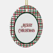 クリスマス2023赤と緑の有機セラミックホーン セラミックオーナメント (右)