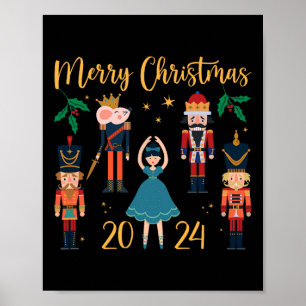 クリスマス2024クララとナツクラッカーバレエパジャマ ポスター