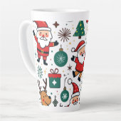 クリスマス2024 カフェラテマグ (左アングル)