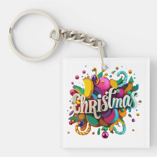 クリスマス2024 キーホルダー (正面)