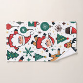 クリスマス2024 バスタオルセット (ハンドタオル)