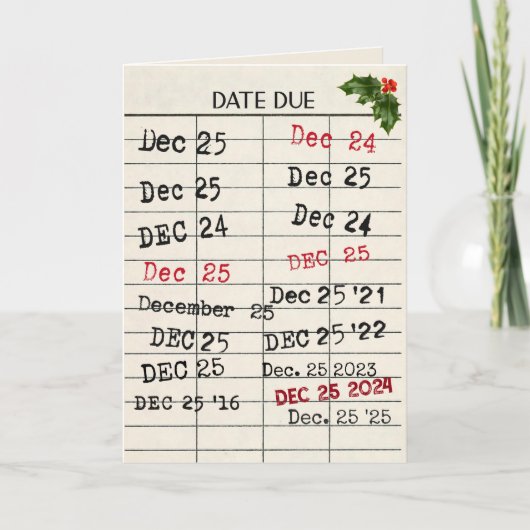 クリスマス2025ライブラリカード シーズンカード (正面)