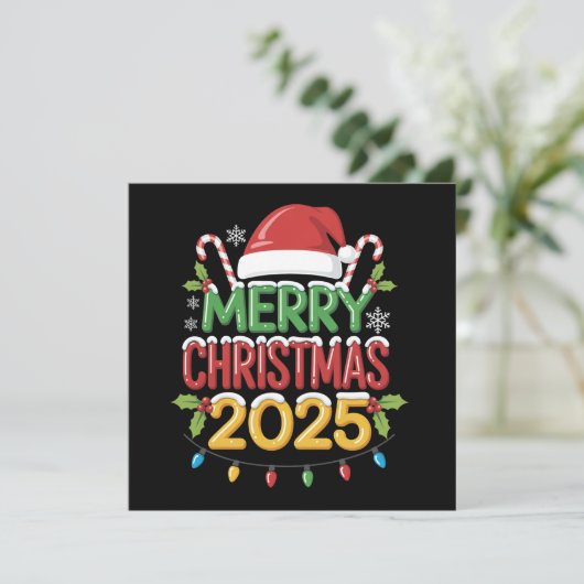 クリスマス2025家族グループお揃い シーズンカード (スタンド正面)