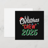 クリスマス2025家族チームオリジナル シーズンカード (正面/裏面)
