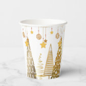 クリスマス2025年予測できな木とボーブル 紙コップ (裏面)