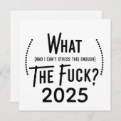 クリスマス2025年 何が何でも強く言っておく シーズンカード (正面/裏面)