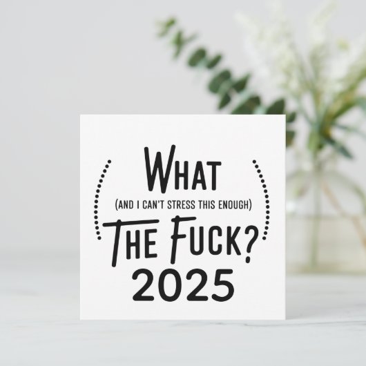 クリスマス2025年 何が何でも強く言っておく シーズンカード (スタンド正面)