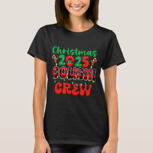 クリスマス2025 いとこクルー クリスマスライト 家族再会 Tシャツ