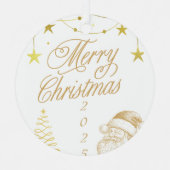 クリスマス2025 メタルオーナメント (正面)