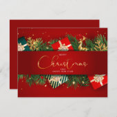 クリスマス20 シーズンカード (正面/裏面)