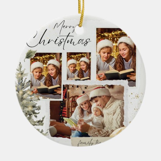 クリスマス20 セラミックオーナメント (正面)