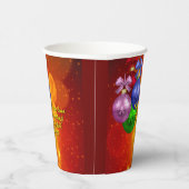 クリスマス20xxに一致する名前文字を追加 紙コップ (右)