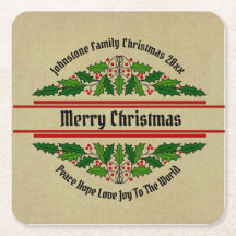 クリスマス20xxホリーに一致する名前文字の編集