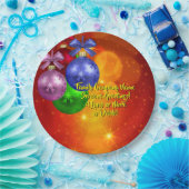 クリスマス20xx 9"に一致する名前文字を追加 ペーパープレート (パーティー)