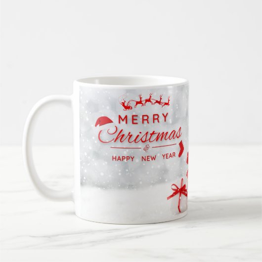 クリスマス25 コーヒーマグカップ (左)