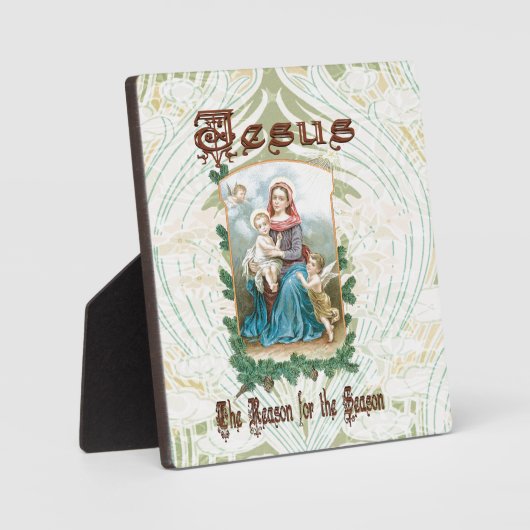 クリスマス2 – イエスが季節の理由 フォトプラーク (正面)