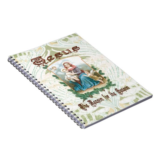 クリスマス2 -イエス・キリストは季節の理由です ノートブック (右側)
