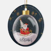 クリスマス2 セラミックオーナメント (左)