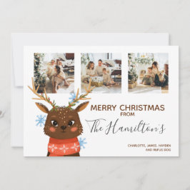 クリスマス3写真トナパーソナライズされたーナー シーズンカード