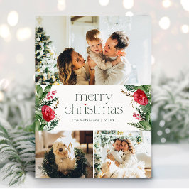 クリスマス3写真冬の植物園 シーズンカード